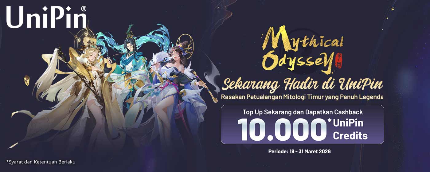 Mythical Odyssey Kini Hadir di UniPin: Rasakan Petualangan Mitologi Timur yang Epik!